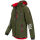 Arctic Seven Herren Softshelljacke Funktionsjacke O-301-Olive-Rot-Gr.XXL