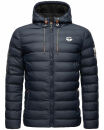 Stone Harbour Zaharoo wasserdichte Herren Regen Steppjacke B731 Navy Größe XL - Gr. XL