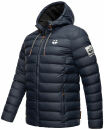 Stone Harbour Zaharoo wasserdichte Herren Regen Steppjacke B731 Navy Größe XL - Gr. XL