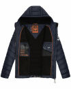 Stone Harbour Zaharoo wasserdichte Herren Regen Steppjacke B731 Navy Größe XL - Gr. XL