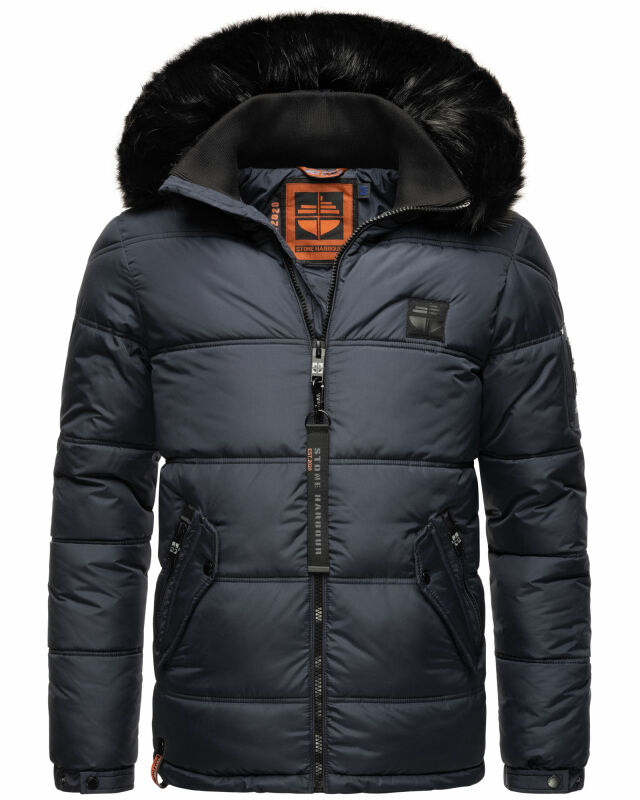 Stone Harbour Zarlaan Herren Winterjacke Parka B730 Navy Größe XXL - Gr. 2XL