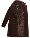 Marikoo Nanakoo Damen Mantel Trenchcoat Wintermantel Übergangs Jacke B820 Dark Choco Größe XL - Gr. 42