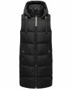 Navahoo Schnuffelchen Damen Weste B942 Schwarz...