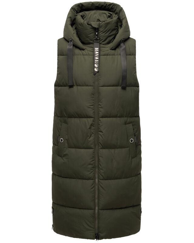 Navahoo Schnuffelchen Damen Weste B942 Dunkel Olive Größe XS - Gr. 34