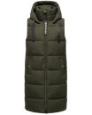 Navahoo Schnuffelchen Damen Weste B942 Dunkel Olive...