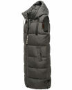 Navahoo Schnuffelchen Damen Weste B942 Anthrazit Größe M - Gr. 38