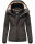 Marikoo Erdbeere Damen Übergangsjacke B659 Anthrazit Größe XS - Gr. 34