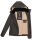 Marikoo Erdbeere Damen Übergangsjacke B659 Anthrazit Größe XS - Gr. 34