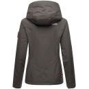 Marikoo Erdbeere Damen Übergangsjacke B659 Anthrazit Größe XXL - Gr. 44