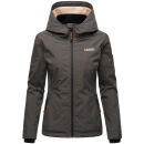 Marikoo Erdbeere Damen Übergangsjacke B659 Anthrazit Größe XXL - Gr. 44