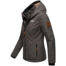 Marikoo Erdbeere Damen Übergangsjacke B659 Anthrazit Größe XXL - Gr. 44
