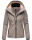 Marikoo Erdbeere Damen Übergangsjacke B659 Zink Grau Größe M - Gr. 38