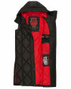 Navahoo Schnuckel Damen lange Weste B943 Schwarz Größe M - Gr. 38