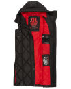 Navahoo Schnuckel Damen lange Weste B943 Schwarz Größe XL - Gr. 42