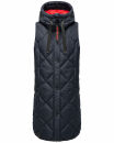 Navahoo Schnuckel Damen lange Weste B943 Navy Größe XS - Gr. 34