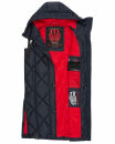 Navahoo Schnuckel Damen lange Weste B943 Navy Größe XS - Gr. 34