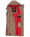 Navahoo Schnuckel Damen lange Weste B943 Dark Taupe Größe S - Gr. 36