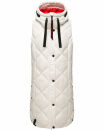 Navahoo Schnuckel Damen lange Weste B943 Offwhite...