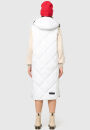 Navahoo Schnuckel Damen lange Weste B943 Offwhite Größe M - Gr. 38