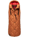 Navahoo Schnuckel Damen lange Weste B943 Cinnamon Größe XS - Gr. 34