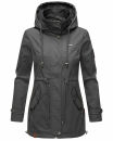 Marikoo Nyokoo Damen Herbst Frühling Jacke B690 Anthrazit Größe S - Gr. 36