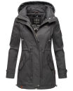 Marikoo Nyokoo Damen Herbst Frühling Jacke B690 Anthrazit Größe XL - Gr. 42