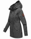 Marikoo Nyokoo Damen Herbst Frühling Jacke B690 Anthrazit Größe XXL - Gr. 44