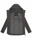 Marikoo Nyokoo Damen Herbst Frühling Jacke B690 Anthrazit Muster Größe L - Gr. 40