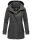 Marikoo Nyokoo Damen Herbst Frühling Jacke B690 Anthrazit Muster Größe L - Gr. 40