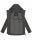 Marikoo Nyokoo Damen Herbst Frühling Jacke B690 Anthrazit Muster Größe L - Gr. 40