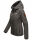 Marikoo Brombeere Damen Übergangsjacke B862 Anthrazit Größe S - Gr. 36