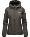 Marikoo Brombeere Damen Übergangsjacke B862 Anthrazit Größe M - Gr. 38