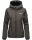 Marikoo Brombeere Damen Übergangsjacke B862 Anthrazit Größe L - Gr. 40