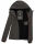 Marikoo Brombeere Damen Übergangsjacke B862 Anthrazit Größe L - Gr. 40