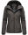 Marikoo Brombeere Damen Übergangsjacke B862 Anthrazit Größe XL - Gr. 42