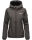 Marikoo Brombeere Damen Übergangsjacke B862 Anthrazit Größe XXL - Gr. 44