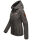 Marikoo Brombeere Damen Übergangsjacke B862 Anthrazit Größe XXL - Gr. 44