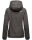 Marikoo Brombeere Damen Übergangsjacke B862 Anthrazit Größe XXL - Gr. 44