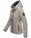 Marikoo Brombeere Damen Übergangsjacke B862 Zink Grau Größe XS - Gr. 34