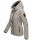 Marikoo Brombeere Damen Übergangsjacke B862 Zink Grau Größe XS - Gr. 34