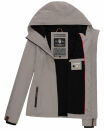 Marikoo Brombeere Damen Übergangsjacke B862 Zink Grau Größe M - Gr. 38