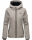 Marikoo Brombeere Damen Übergangsjacke B862 Zink Grau Größe M - Gr. 38