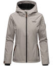 Marikoo Brombeere Damen Übergangsjacke B862 Zink Grau Größe L - Gr. 40