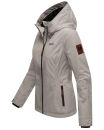 Marikoo Brombeere Damen Übergangsjacke B862 Zink Grau Größe L - Gr. 40