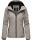 Marikoo Brombeere Damen Übergangsjacke B862 Zink Grau Größe L - Gr. 40
