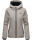 Marikoo Brombeere Damen Übergangsjacke B862 Zink Grau Größe L - Gr. 40