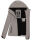 Marikoo Brombeere Damen Übergangsjacke B862 Zink Grau Größe L - Gr. 40