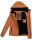 Marikoo Erdbeere Damen Übergangsjacke B659 Rusty Cinnamon Größe XS - Gr. 34