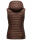 Marikoo Hasenpfote Damen Weste B915 Dark Choco Größe M - Gr. 38