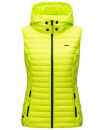 Marikoo Hasenpfote Damen Weste B915 Neon Gruen Größe S - Gr. 36